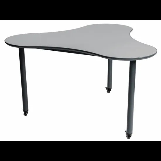 Ergerite - Three Leaf Grey Table - 118 x 108 x 72cm