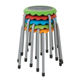 Ergerite - Easy Stackable Stools - Set of 5 - Modern Teaching Aids NZ