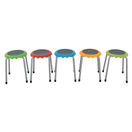Ergerite - Easy Stackable Stools - Set of 5 - Modern Teaching Aids NZ
