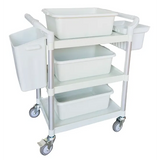 Utility Trolley with Accessory Tubs - White - Modern Teaching Aids NZ