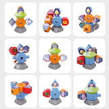 Magic Toy Spaceship Shape Sorter Building Set - Modern Teaching Aids NZ