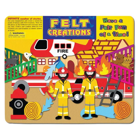 Felt Creations - Fire Engine - Modern Teaching Aids NZ