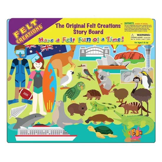 Felt Creations -Explore Australia/New Zealand - Modern Teaching Aids NZ