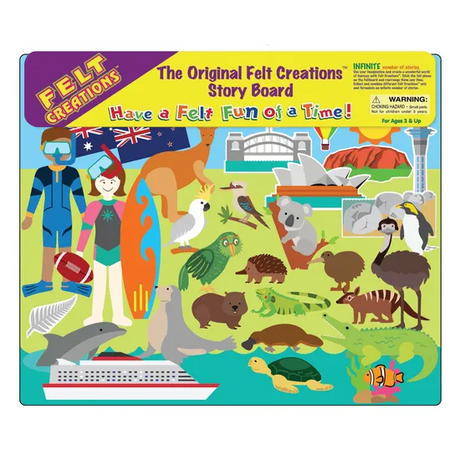 Felt Creations -Explore Australia/New Zealand - Modern Teaching Aids NZ