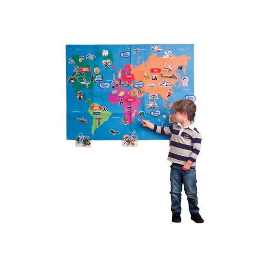 Giant World Felt Map - Modern Teaching Aids NZ