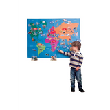 Giant World Felt Map - Modern Teaching Aids NZ