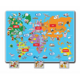 Giant World Felt Map - Modern Teaching Aids NZ
