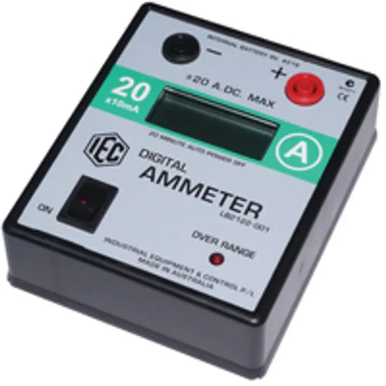 Digital Ammeter LCD 0-20A x 10mA - Modern Teaching Aids NZ