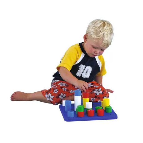 Invicta - Big peg Board - 25 pegs - Modern Teaching Aids NZ