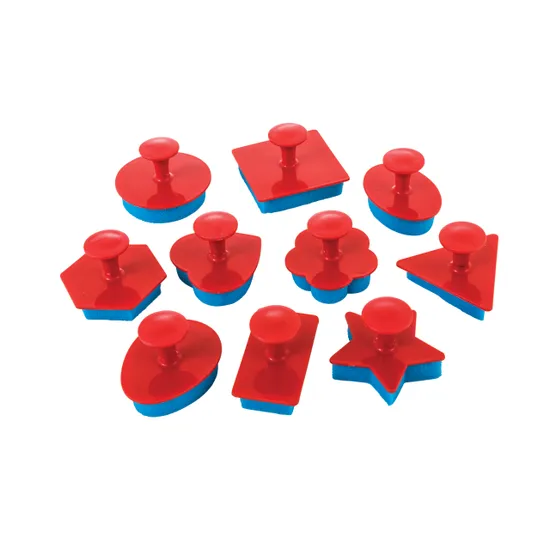 Shape Stampers Set Of 10 - Modern Teaching Aids NZ