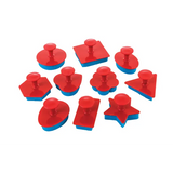Shape Stampers Set Of 10 - Modern Teaching Aids NZ