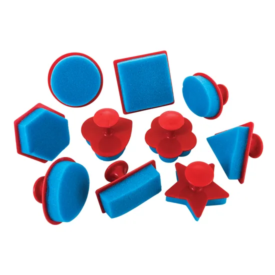Shape Stampers Set Of 10 - Modern Teaching Aids NZ
