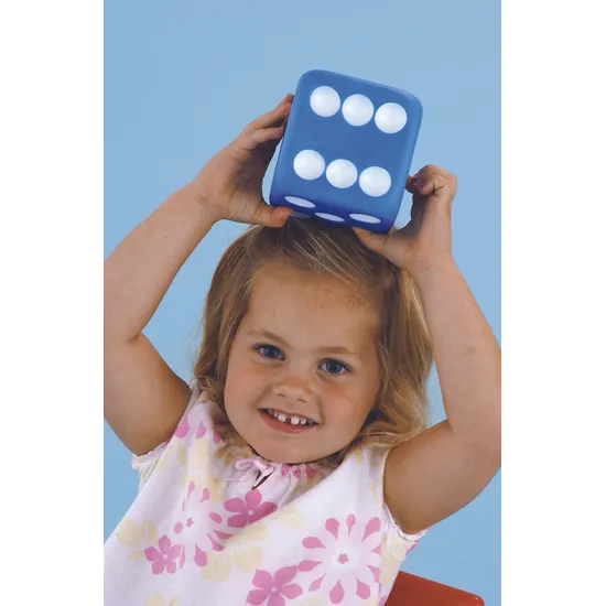 Teachables Big Plastic Dice - 10.5 cm - Modern Teaching Aids NZ