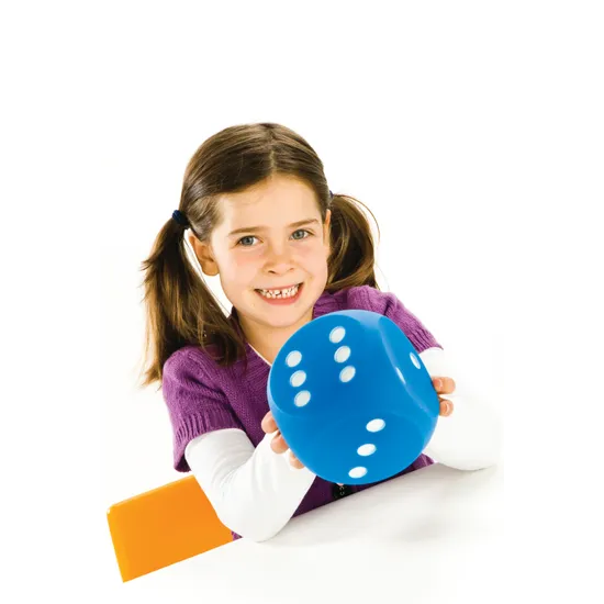 Teachables Big Plastic Dice - 10.5 cm - Modern Teaching Aids NZ