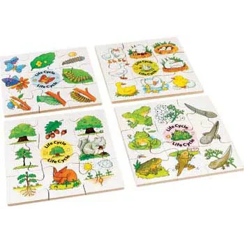 Lifecycle Jigsaws - Set of 4 - Modern Teaching Aids NZ