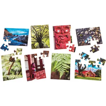 New Zealand Landscapes Puzzles - 8 - 20x15cm - Modern Teaching Aids NZ