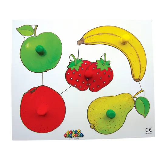 Fruit Knob Puzzle - 5 Pieces - Modern Teaching Aids NZ