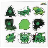 Colour Peg Puzzles Set of 4 - Modern Teaching Aids NZ