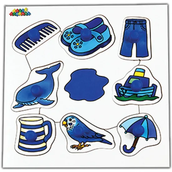 Colour Peg Puzzles Set of 4 - Modern Teaching Aids NZ