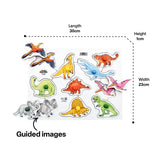 Dinosaur Big Peg Puzzle 10pc - Modern Teaching Aids NZ