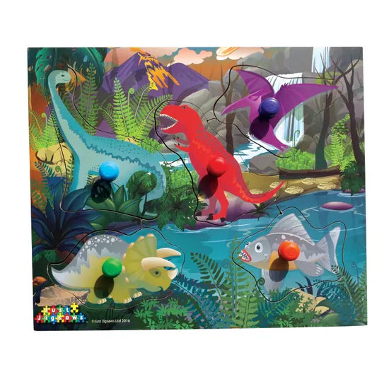 Dinosaur Fossil Puzzle - 5 Pieces - Modern Teaching Aids NZ