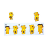 Teddy Sorting Board 5pc - Modern Teaching Aids NZ