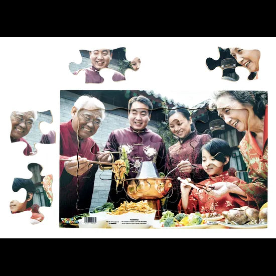 Chinese Family Meal Puzzle 12pc - Modern Teaching Aids NZ