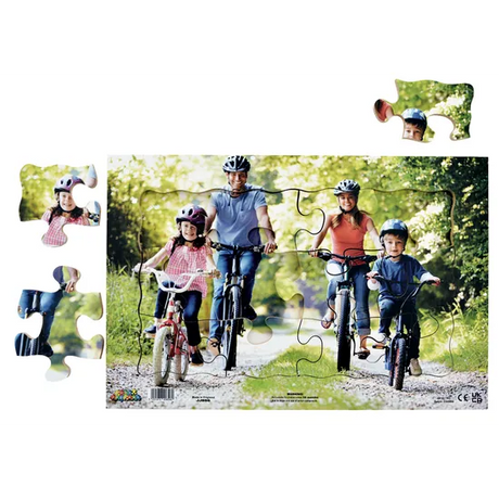 Family Bike Ride Puzzle 12pc - Modern Teaching Aids NZ