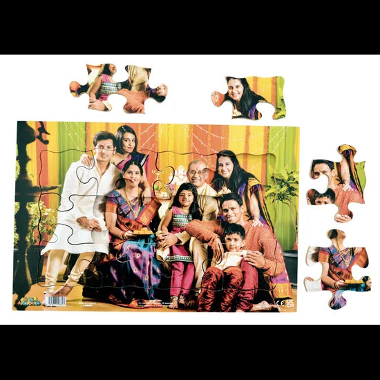 Indian Family Photo Puzzle 12pc - Modern Teaching Aids NZ
