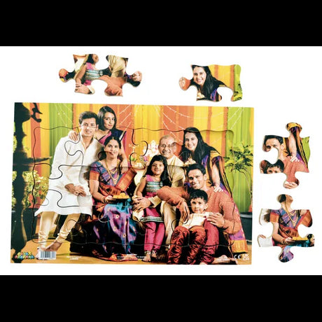 Indian Family Photo Puzzle 12pc - Modern Teaching Aids NZ