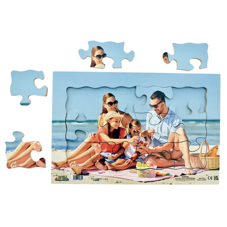 Family Beach Picnic Puzzle 12pc - Modern Teaching Aids NZ