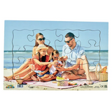 Family Beach Picnic Puzzle 12pc - Modern Teaching Aids NZ