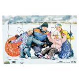 Family at the Snow Puzzle 12pc - Modern Teaching Aids NZ