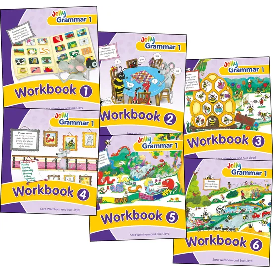 Jolly Grammar Workbooks 1-6 - Modern Teaching Aids NZ