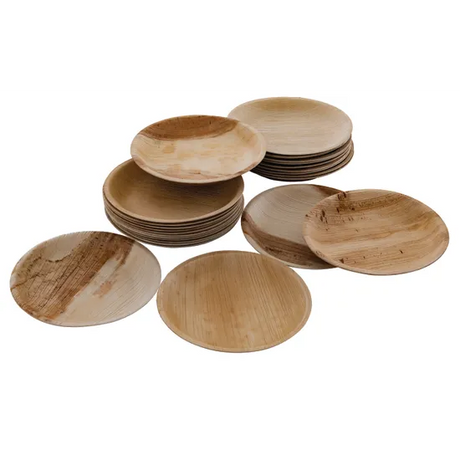 Palm Leaf Eco Plate 18 cm - Pack of 25 - Modern Teaching Aids NZ