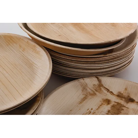 Palm Leaf Eco Plate 25 cm - Pack of 25 - Modern Teaching Aids NZ