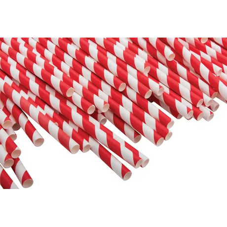 Christmas Eco Paper Straws - Pack of 250 - Modern Teaching Aids NZ