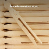 Wooden Natural Dolly Pegs 11 cm - Pack of 48