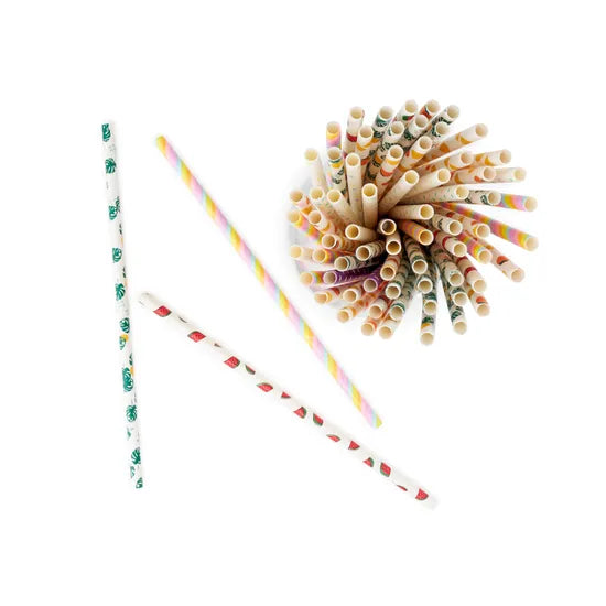 Assorted Paper Straws - Pack of 500 - Modern Teaching Aids NZ