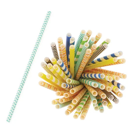 Assorted Paper Straws - Pack of 500 - Modern Teaching Aids NZ