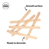 Paddle Pop Sticks Plain - Pack of 1000 - Modern Teaching Aids NZ