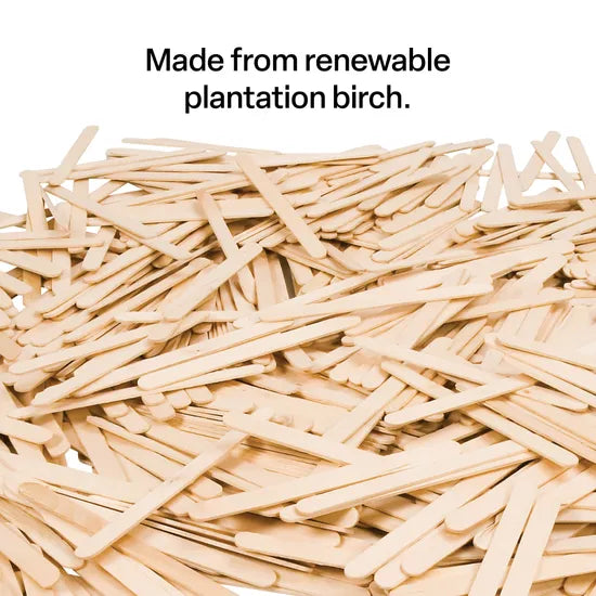 Paddle Pop Sticks Plain - Pack of 1000 - Modern Teaching Aids NZ