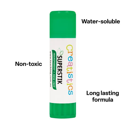 Creatistics Superstik Glue Stick 25G - Pack of 12 - Modern Teaching Aids NZ