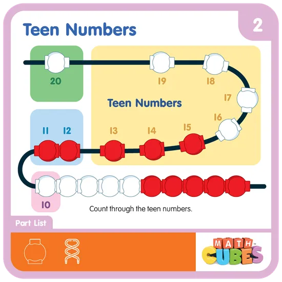 Math Cubes - Bead Strings - Modern Teaching Aids NZ