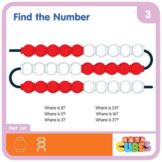 Math Cubes - Bead Strings - Modern Teaching Aids NZ