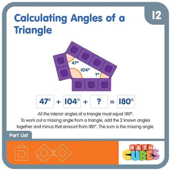 Math Cubes - Angles - Modern Teaching Aids NZ