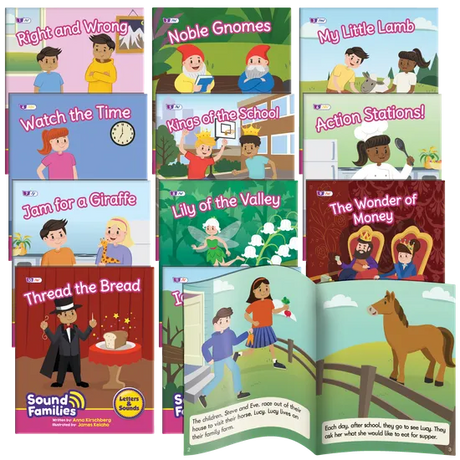 Sound Families Consonants Fiction Phase 5.5 - Modern Teaching Aids NZ