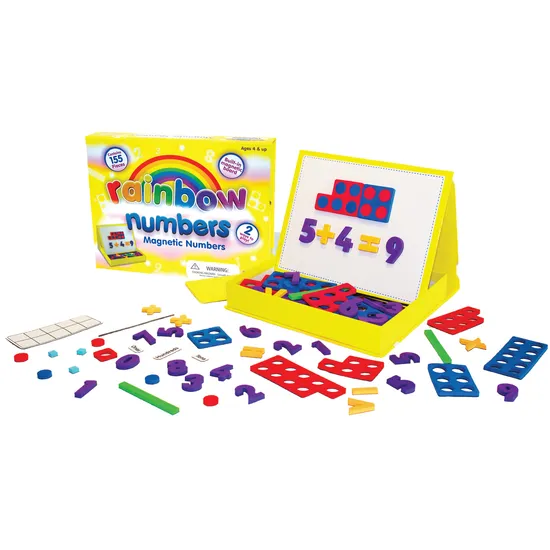 Rainbow Numbers Magnetic Maths Set - Modern Teaching Aids NZ