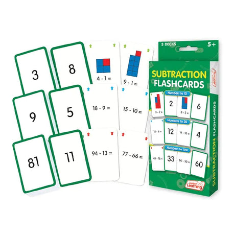 Subtraction Flashcards - Modern Teaching Aids NZ