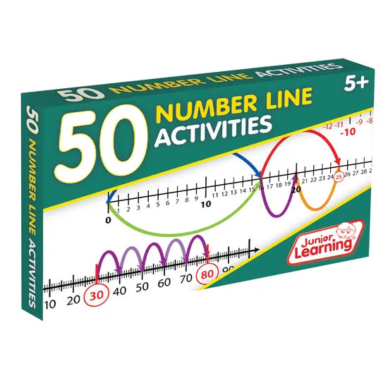 50 Number Line Activity Cards - Modern Teaching Aids NZ